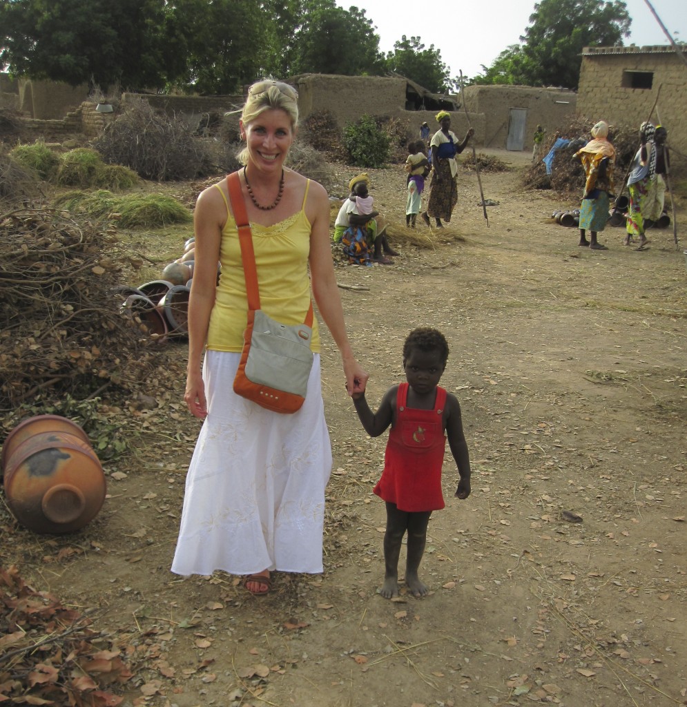 Jen and little girl from Mali