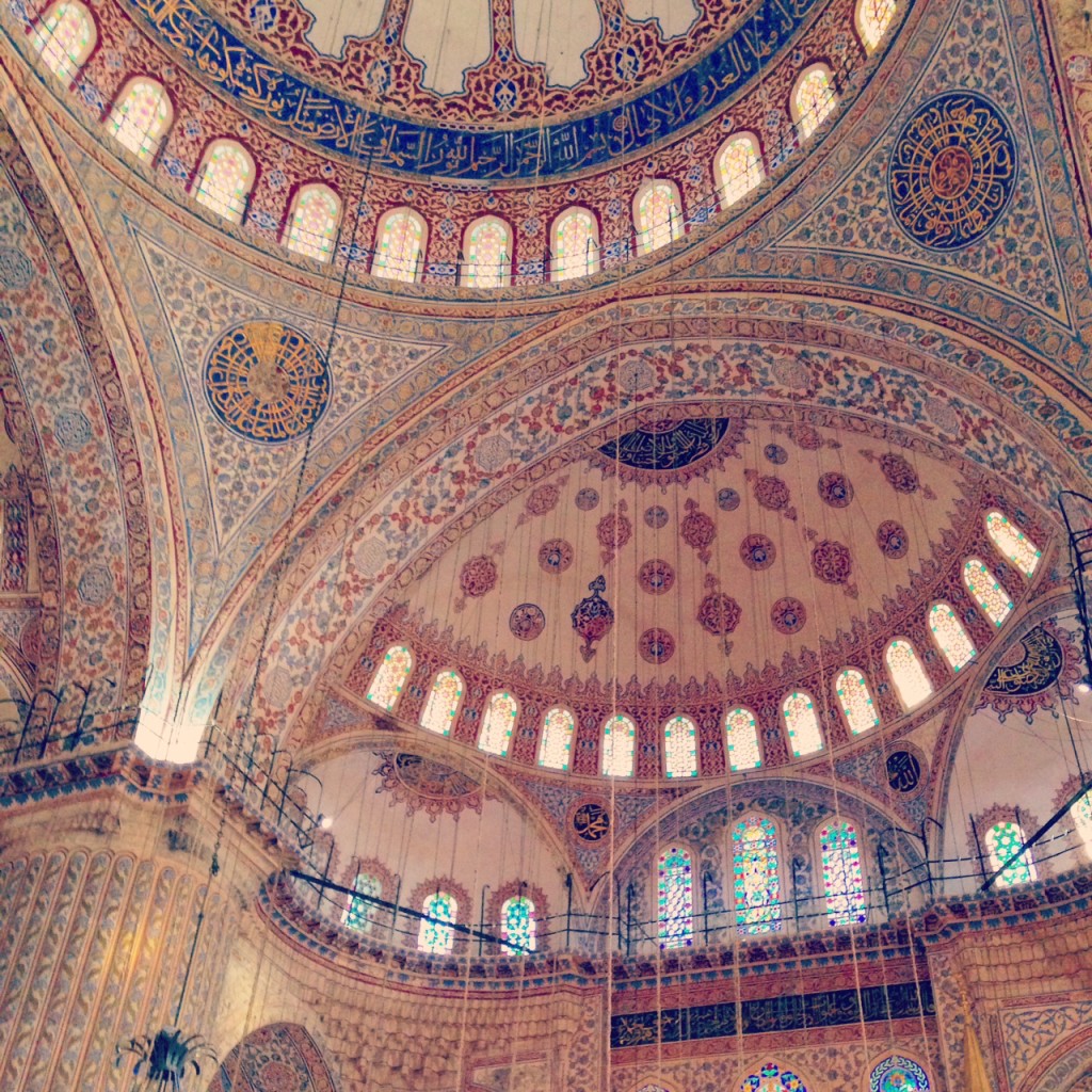 Ceiling of Blue Mosque