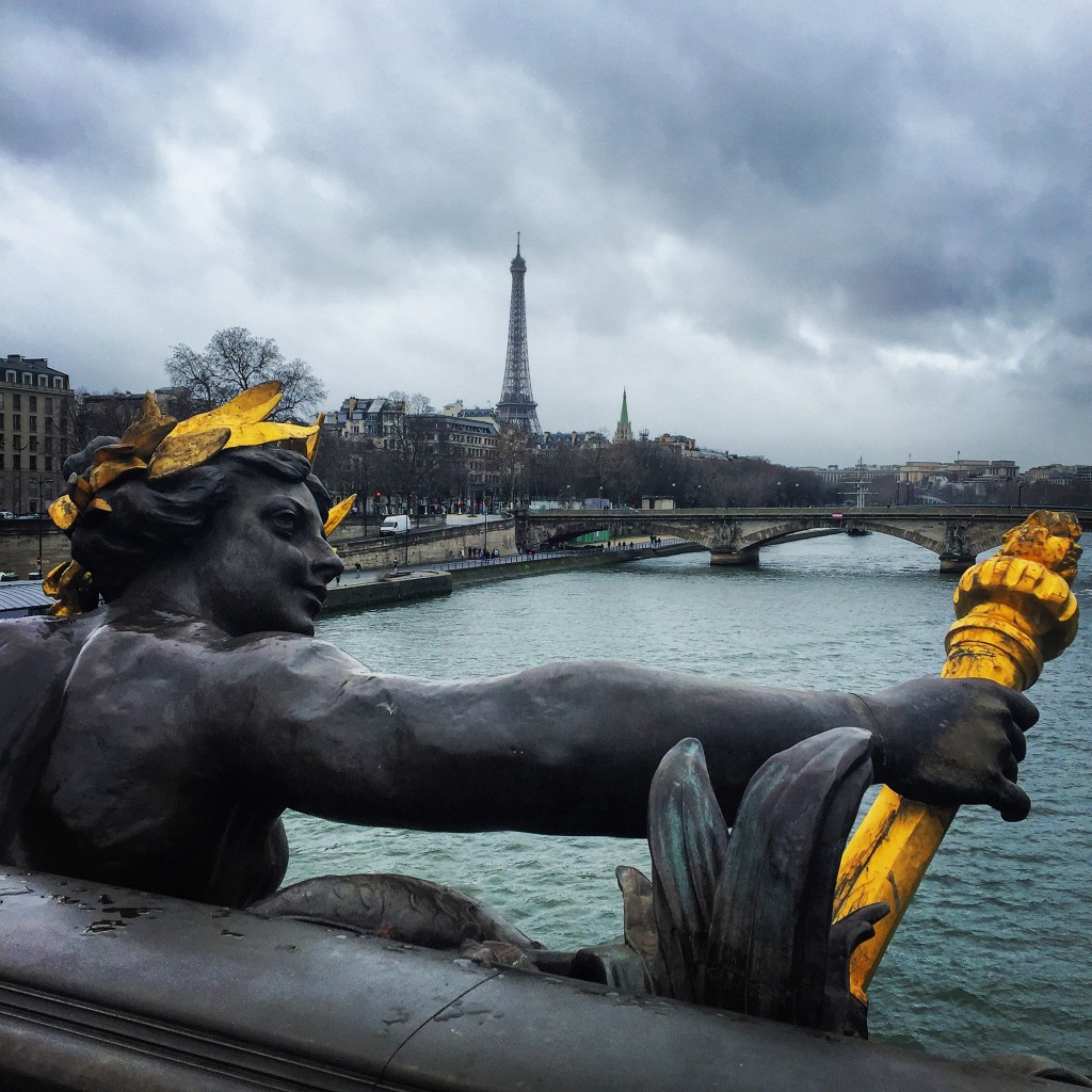 Eiffel Tower from Alexander III bridge