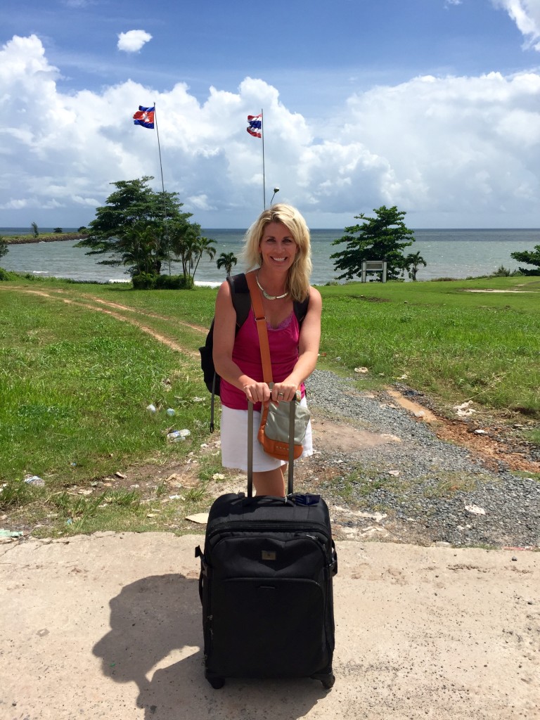 Jen on Thailand and Cambodia Border