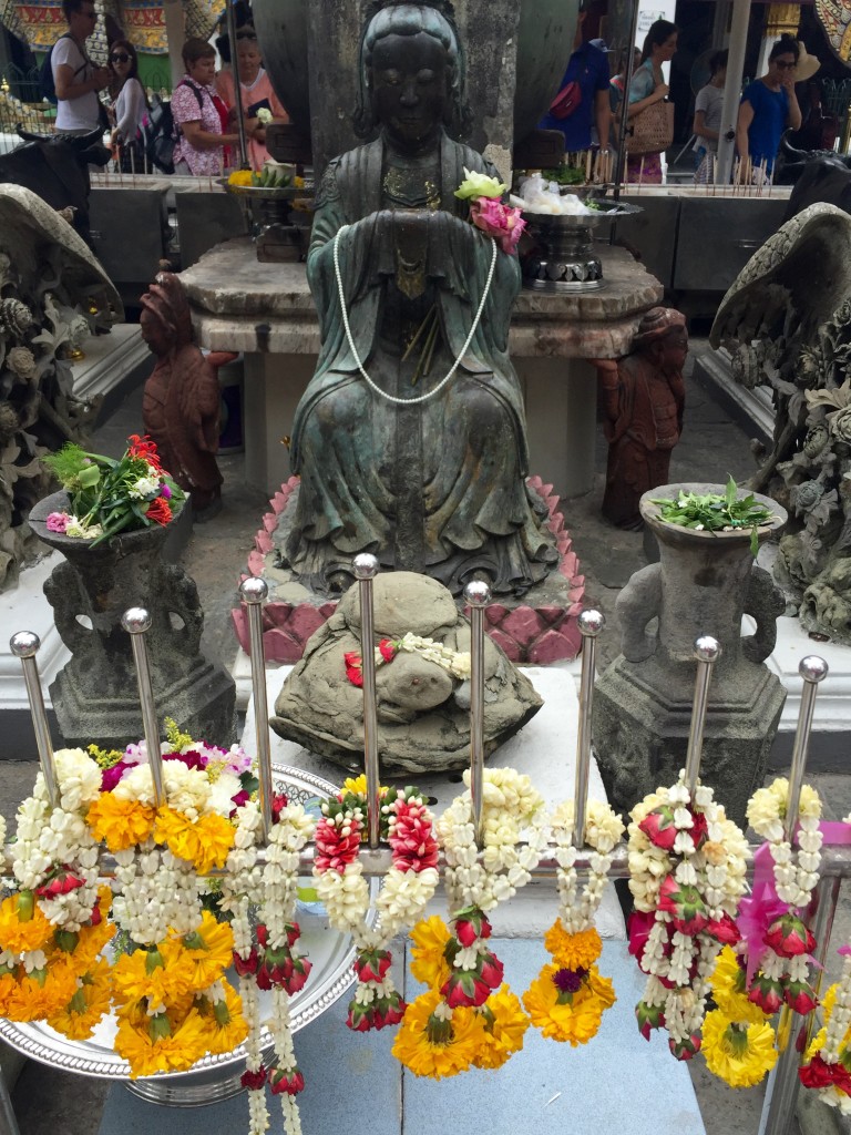 Outside the Emerald Buddha Temple