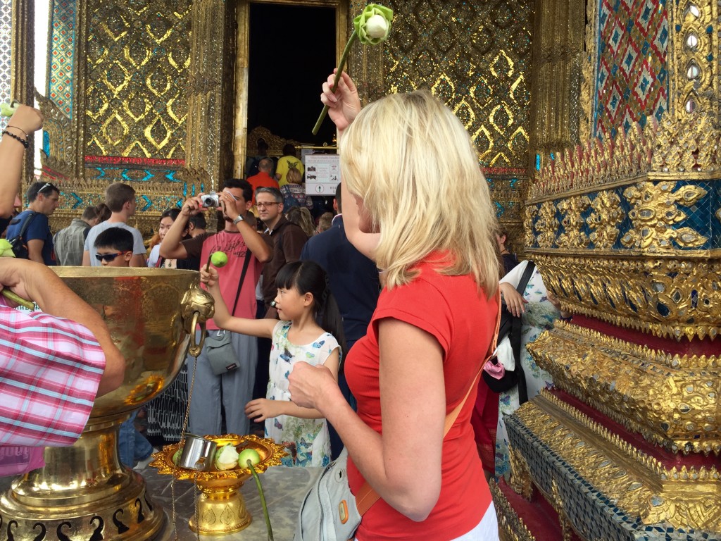 Jen Jedda blessing with Lotus 